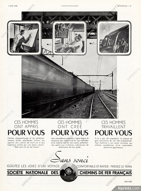 SNCF 1939 Cheminots, Photo Paul Martial
