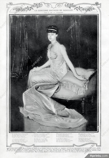 Antonio de La Gandara 1904 Portrait, Comtesse de Noailles