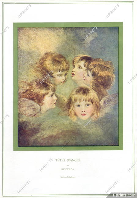Reynolds 1912 Têtes d'Anges, portrait, children