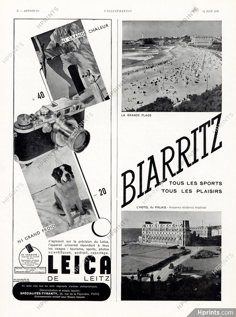 Leica Leitz 1939 Saint-Bernard, Biarritz