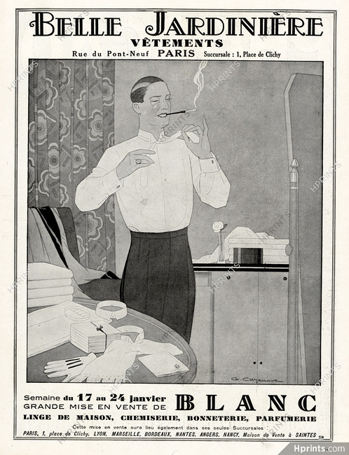 Belle Jardinière 1931 Cazenove, men's cigarette holder