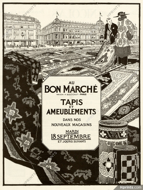 Au Bon Marché 1923 René Vincent