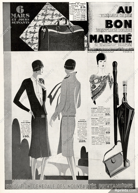 Au Bon Marché 1928 Henri Mercier