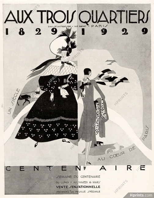 Aux Trois Quartiers 1929 Léon Bénigni