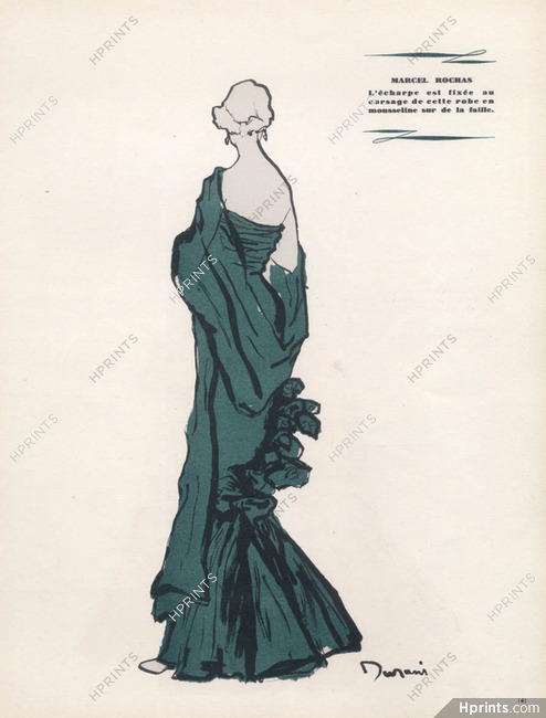 Marcel Rochas (Couture) 1949 Durani