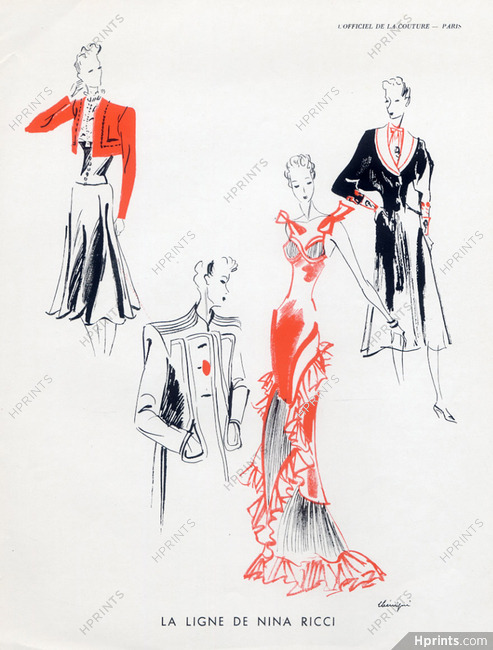 Nina Ricci (Couture) 1939 Léon Bénigni