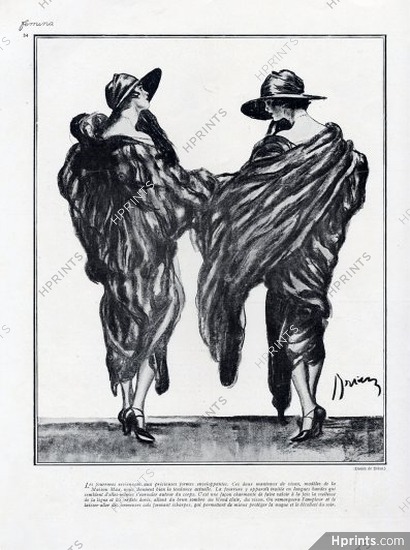 Fourrures Max (Fur Clothing) 1921 Etienne Drian, Fur Coats