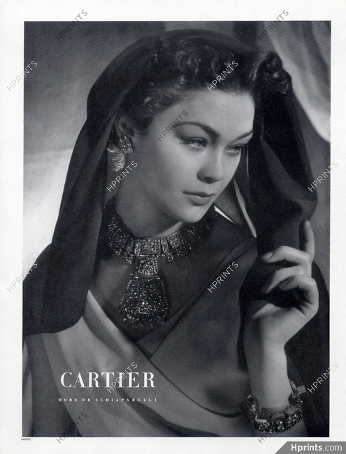 Cartier 1935 Robe de Schiaparelli, Photo Horst