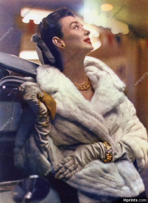 Lanvin Castillo (Fur Cape) 1955 Verdura, Photo Mardick Balli