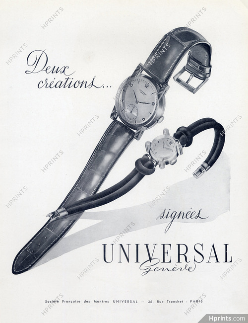 Universal 1950 Deux Créations...