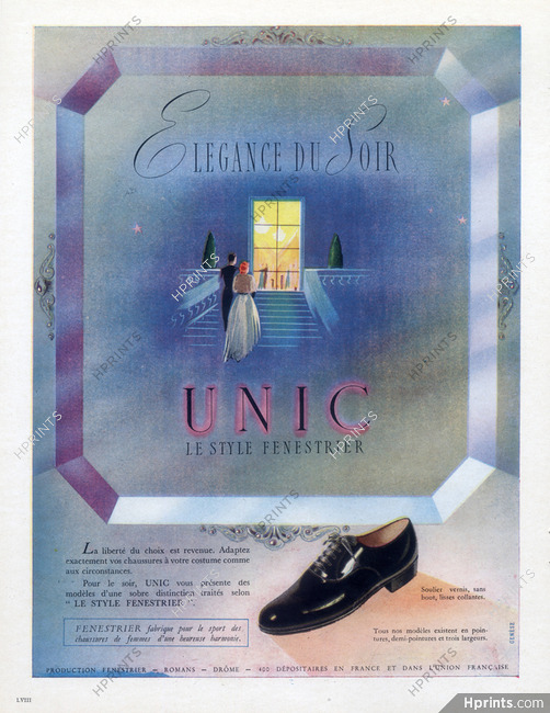 Unic (Shoes) 1948 Fenestrier