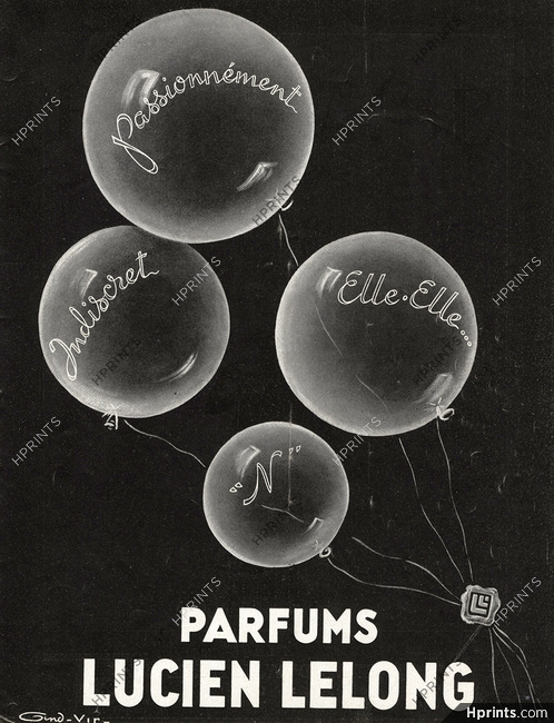 Lucien Lelong (Perfumes) 1943 Balloons