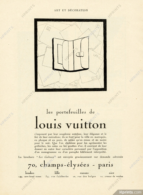 Louis Vuitton (Leather goods) 1925 Portefeuilles, Wallet