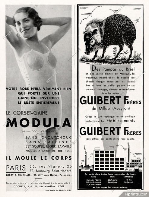 Guibert Frères 1932 Modula, Occulta, Corselette