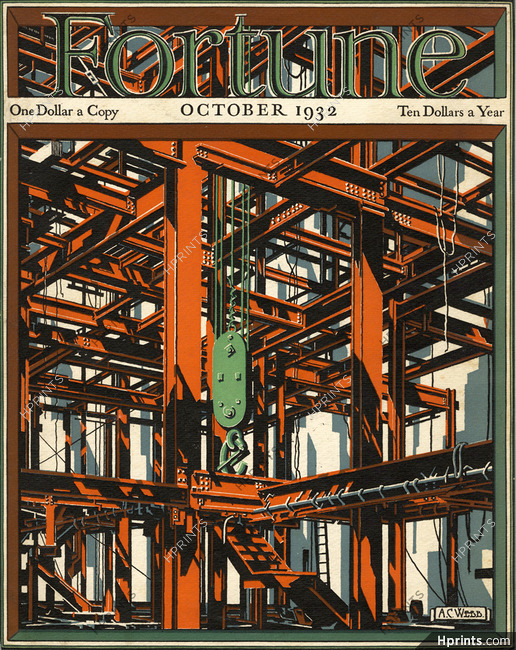 A.C. Webb 1932 Industrial, Fortune Cover