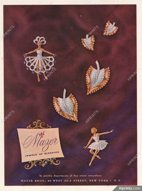 Mazer (Jewels) 1947 Brooch