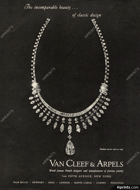 Van Cleef & Arpels (Jewels) 1950 Pendant can be worm as ring