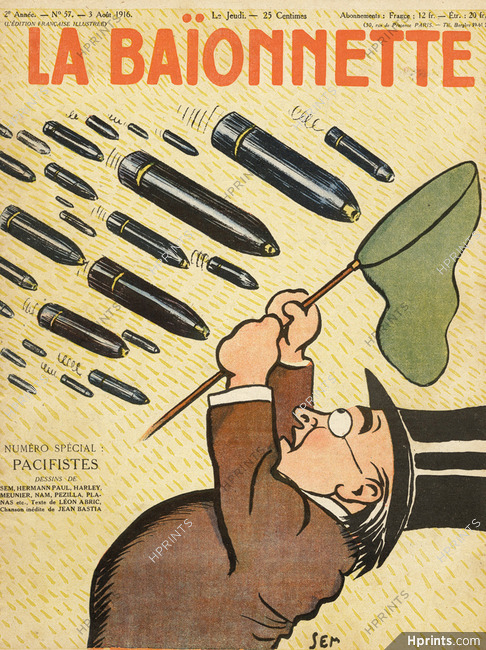 SEM 1916 Pacifistes, La Baïonnette cover