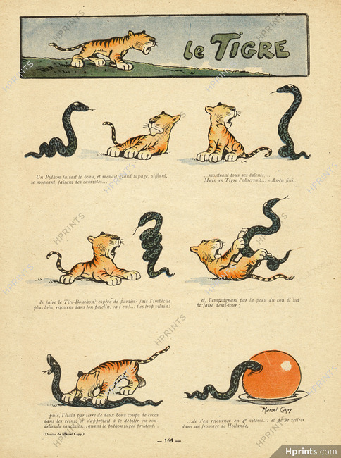 Marcel Capy 1919 Le Tigre