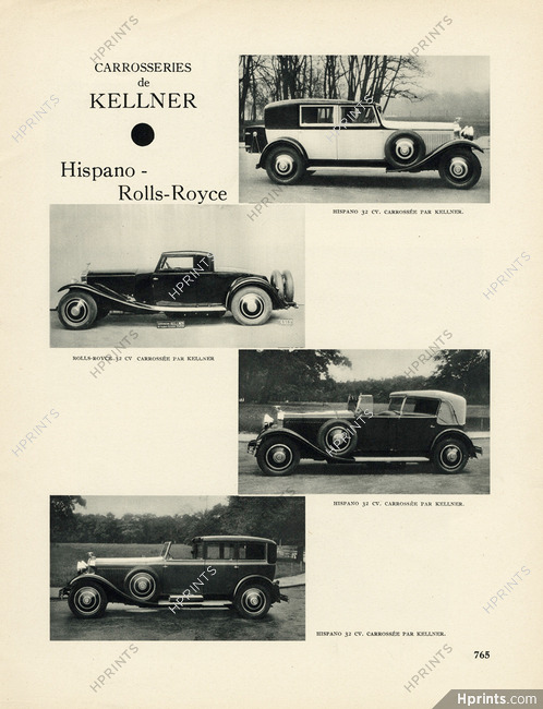 Kellner 1930 Hispano Suiza, Rolls-royce