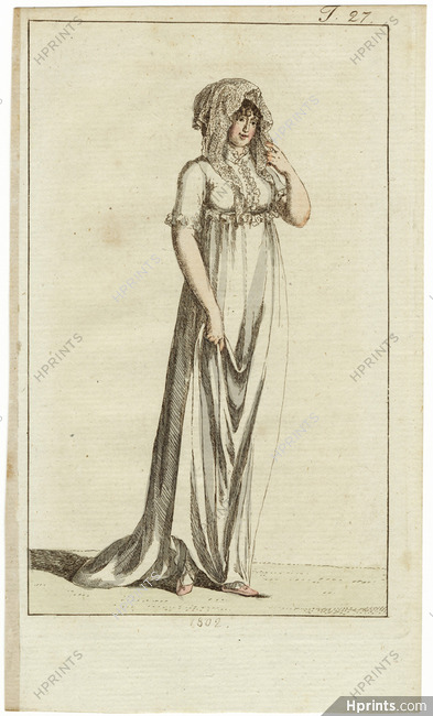 Journal des Luxus und der Moden 1802 n°27, Hand-colored engraving