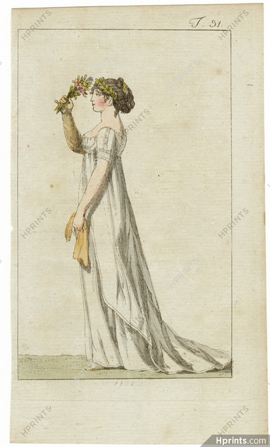 Journal des Luxus und der Moden 1802 n°31, Hand-colored engraving