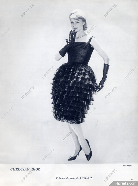 Christian Dior - Yves Saint-Laurent Septembre 1959, Photo Guy Arsac