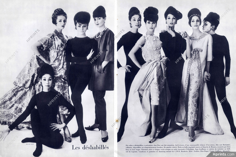 1958  Dior Yves Saint Laurent LEléphant Blanc  Fashion History  Timeline