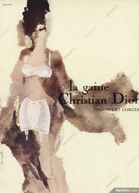 Christian Dior 1963 Lise Berset, Gorge "Malicieux", Ceinture "Divine", Girdle