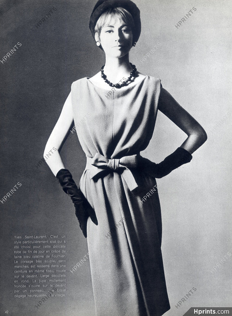 Yves Saint Laurent 1962 Fournier (Fabric), Photo Pottier