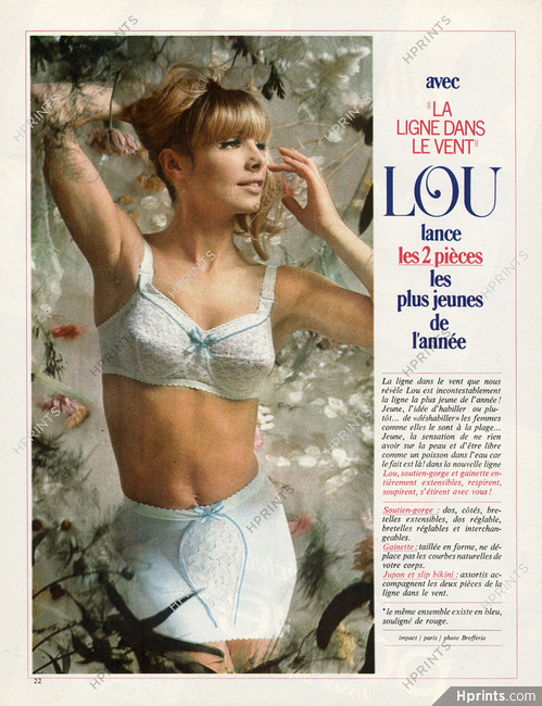 Lou, Lingerie (p.2) — Original adverts and images