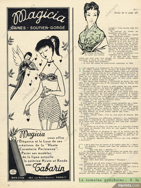 Magicia 1956 Tabarin, Raymond Peynet