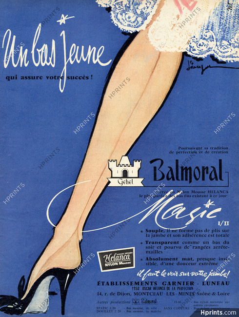 Balmoral 1958 Stockings Hosiery
