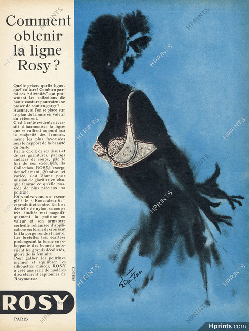 Rosy (Lingerie) 1960 Eliza Fenn, Brassiere