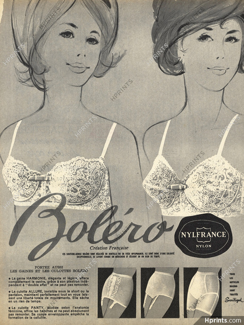 Boléro 1961 Brassiere