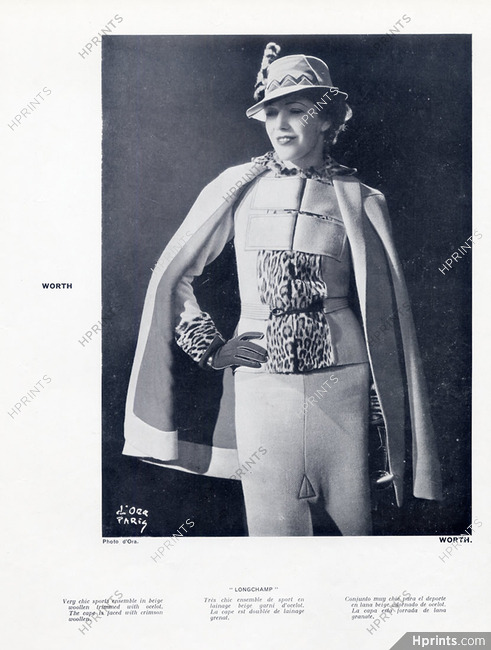 Worth (Couture) 1932 Photo Madame D'Ora