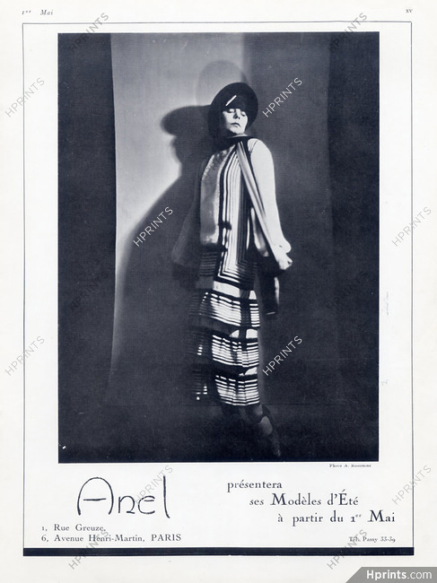 Anel (Couture) 1928 Photo A. Rudomine