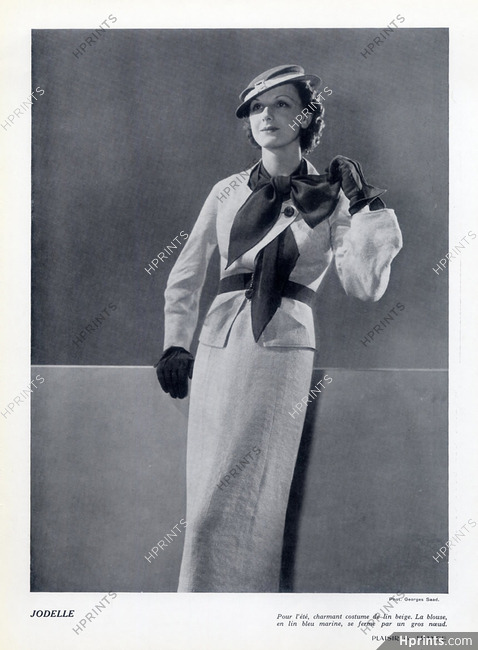Jodelle (Couture) 1939 Photo Georges Saad