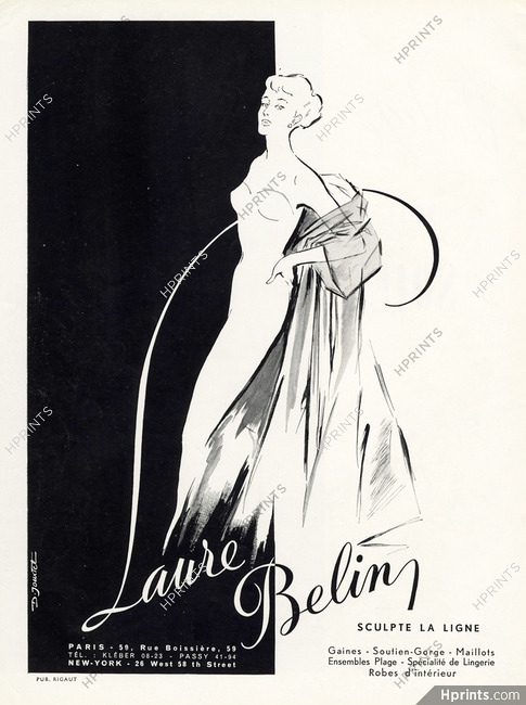 Laure Belin (Lingerie) 1951 D.Jouxtel