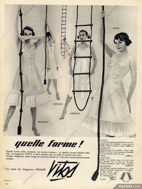 Vitos (Lingerie) 1957 Nightgown
