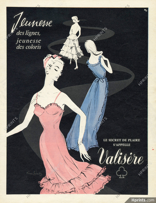 Valisère (Lingerie) 1957 Pierre Simon