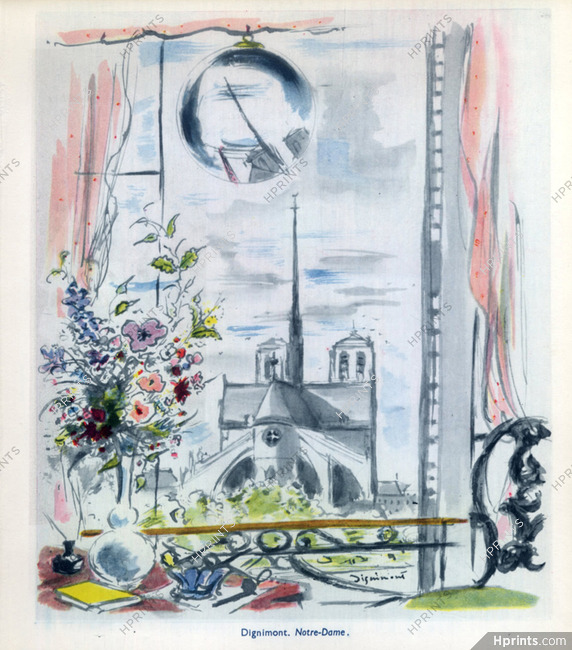 André Dignimont 1949 Notre-Dame de Paris