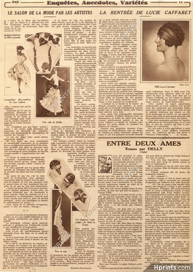 Le Salon de la Mode par les Artistes, 1929 - Luce Lefèvre, Rodke, Mlle Lascombe, René Le Texier