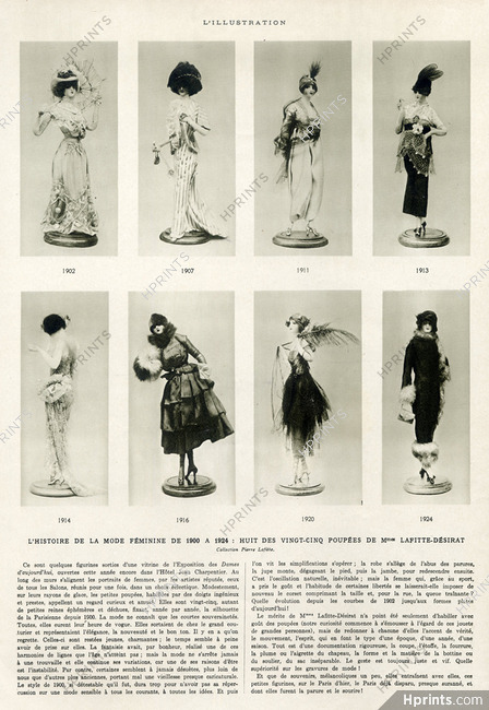 Lafitte-Désirat (Dolls) 1924 History Fashion illustration (1900-1924)