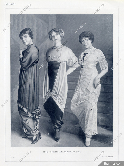 Boué Soeurs 1911 "Robes-Pantalons"