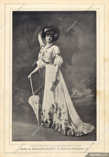Margaine-Lacroix 1907 Marcelle Prince, Photo Félix, Evening Dress