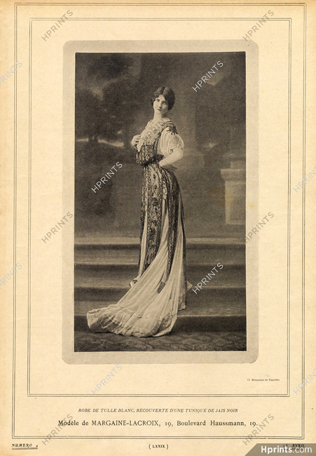 Margaine-Lacroix 1908 Evening Gown