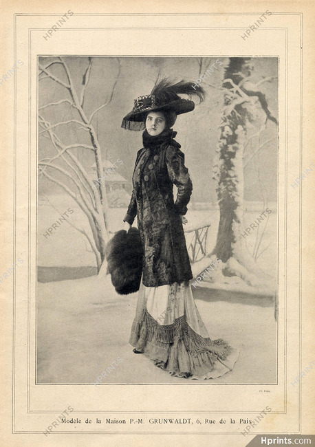 Grunwaldt 1908 Fur Coat, Photo Félix