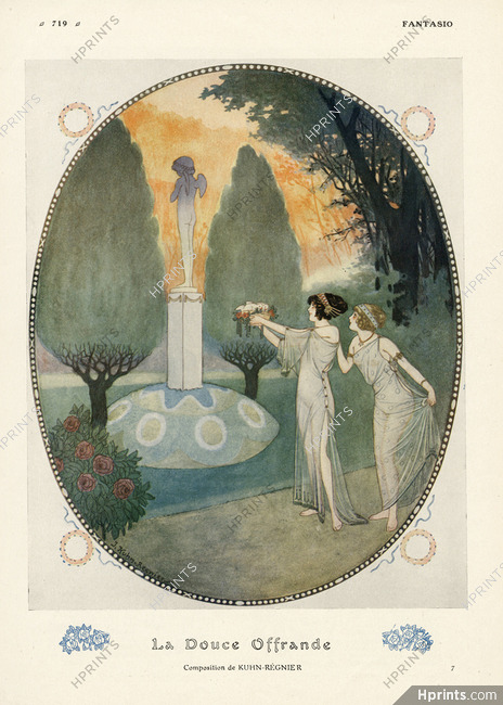 Kuhn-Régnier 1912 ''La Douce Offrande'' Angel