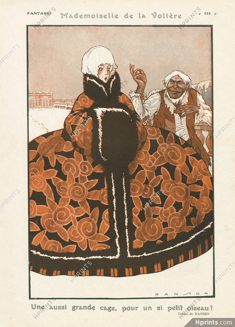 Ranson 1925 ''Mademoiselle de la Volière'', Crinoline